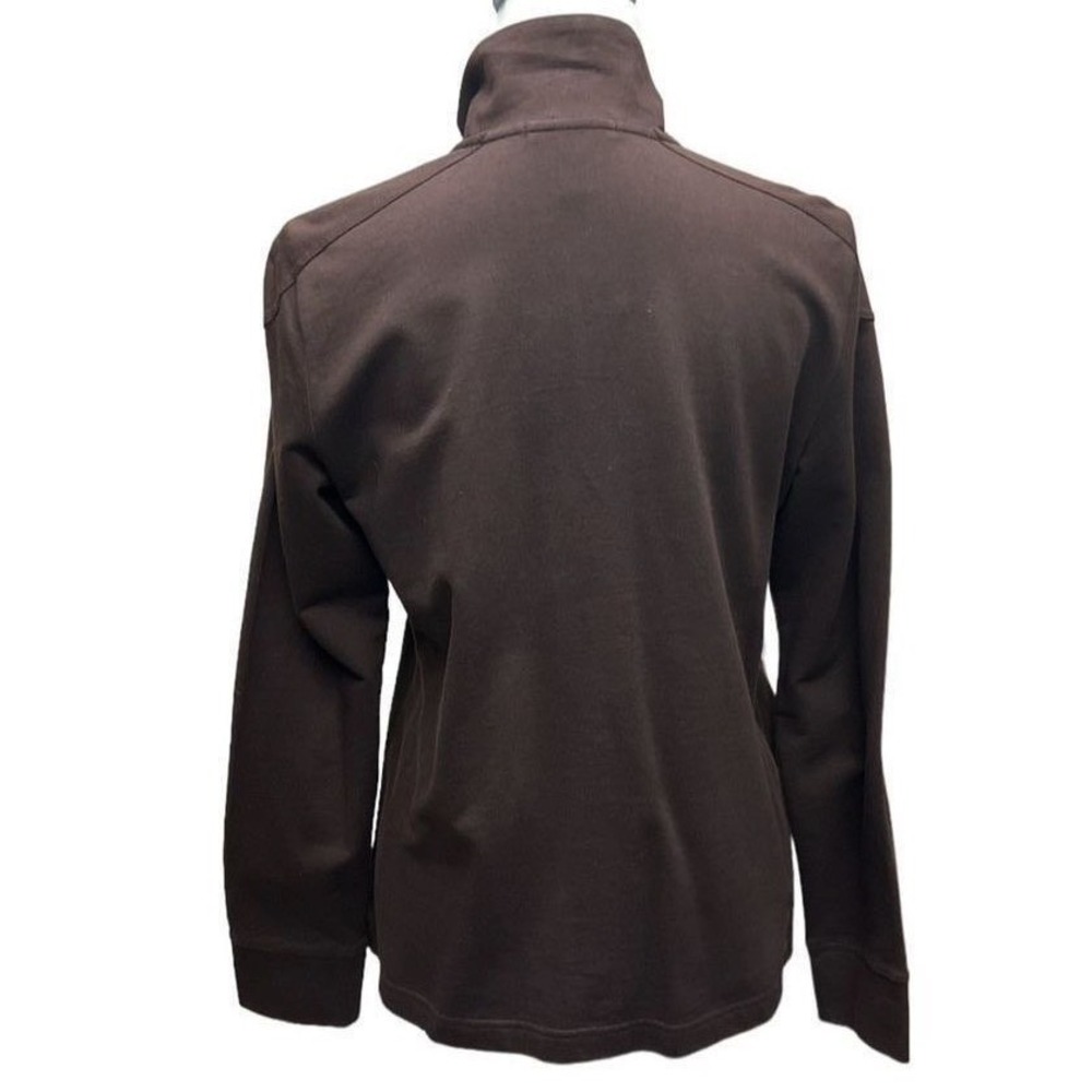 Lauren Ralph Lauren Montecito Jacket Women's Medium Brown Cotton Military Size M - Picture 5 of 11